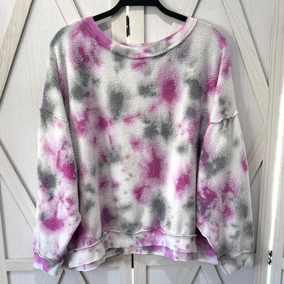 Free People Initmately Kelly Tie Dye Sweatshirt - Picture 1 of 4
